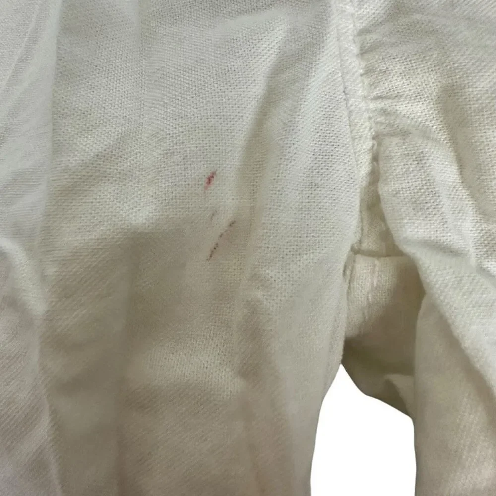 Old Navy White Tapered Pants size 5T Pen Mark